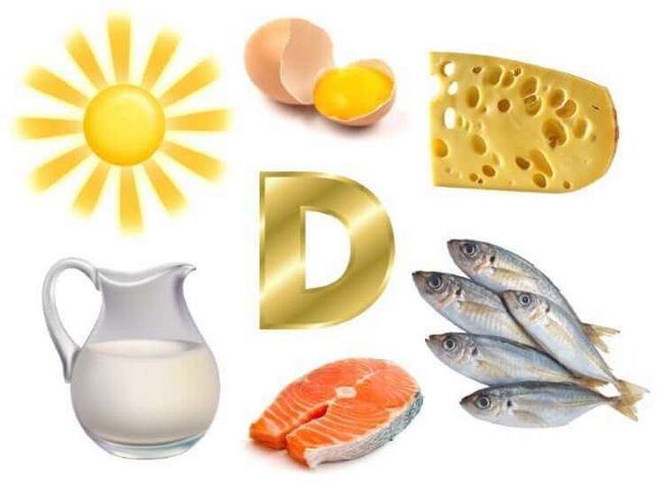 vitamín D v produktoch na potenciu